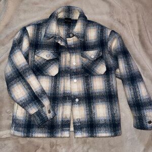 KITH WOMEN FAWN II SHACKET - BLUE